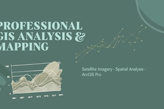 perform gis analysis and create professional maps