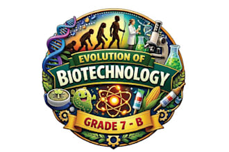 design high quality biotechnology logo with free source file
