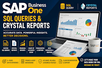 be your sap business one consultant for sql, data migration, and crystal reports