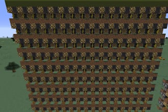 build farms of minecraft