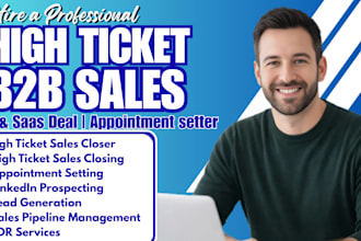 be a high ticket sales closer commission based sales rep and telemarketing agent