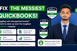 do quickbooks cleanup and bookkeeping