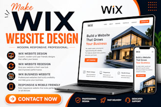 build a responsive wix business website that converts, redesign wix website site