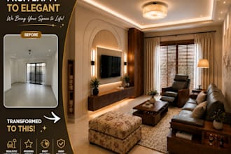 create realistic interior visualizations