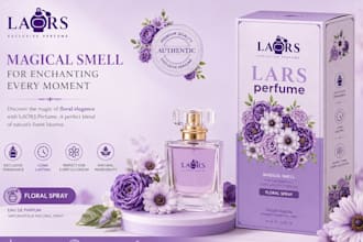 create custom perfume box packaging design for your brand