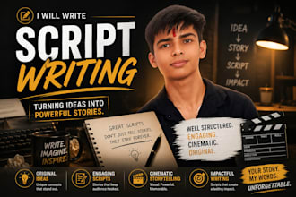 write an engaging movie script or professional short film script