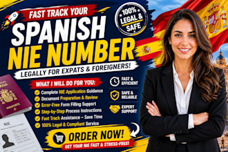 help you get your spanish nie number fast and legally for expats and foreigners