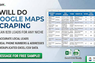 do google maps scraping