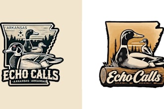 design creative luxury duck logo with satisfaction guaranteed