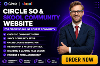 circle so and skool community website for circle so online course community