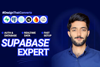 set up supabase backend, authentication, and realtime database