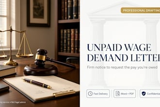 draft a powerful unpaid wage demand letter to get you paid fast