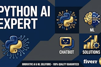 build ai chatbot, machine learning and nlp in python