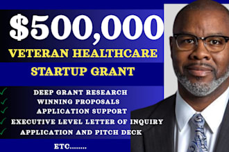 apply veteran startup funding for nonprofit and small business healthcare grant