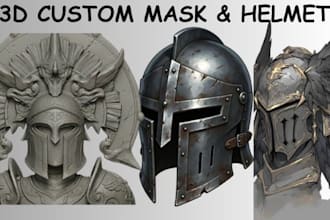 3d cosplay model, 3d halloween model 3d mask, 3d helmet, funko pop, 3d car model