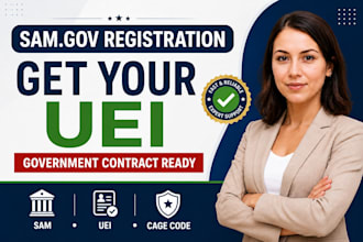register your business on sam gov and obtain uei for government contracts