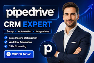 be your pipedrive CRM expert for setup, automation, consulting and integrations