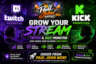 boost your twitch and kick stream visibility