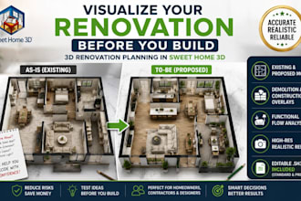 create existing vs proposed floor plans for your home remodel