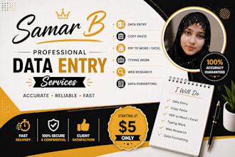 do fast PDF to excel conversion and data entry