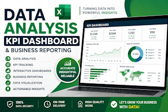 analyze excel data and create business report