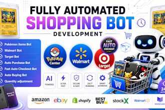 build a fast auto buying bot for popmart, pokemon and online stores
