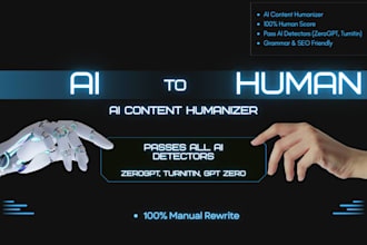 humanize ai content, rewrite, and pass ai detectors