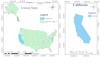 create study area maps and location maps for research and thesis