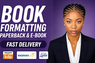 book formatting formatting and layout design for print and ebook