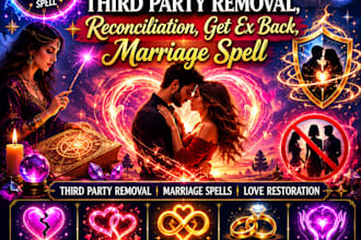 cast 6hr potent third party removal , reconciliation get ex back, marriage spell