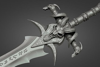 custom wearable 3d cosplay model, 2d amor, 3d helmet, 3d mask, 3d guns, 3d knife