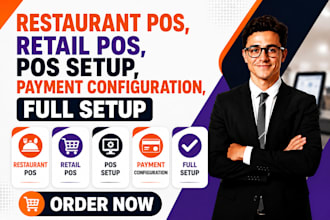 restaurant pos, retail pos, pos setup, payment configuration