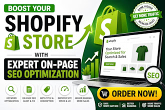 boost your shopify store with expert onpage SEO optimization