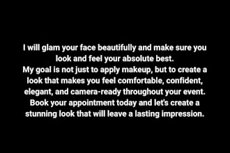 do a professional makeup and makeover for you