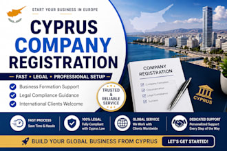 register your cyprus company fast and help you start your business legally