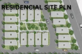 city permit 2d site plan lot subdivision 3d real estate land allocation analysis