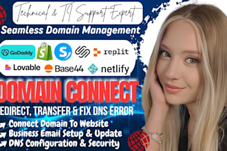 connect or redirect godaddy domain to base44, fix dns sqaurespace