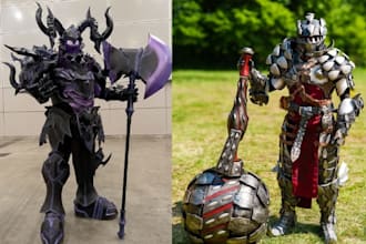 custom 3d cosplay outfits eva foam wearable armor wearable helmet anime cosplay