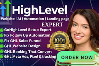 gohighlevel sales funnel go high level landing page ghl website for meta ads