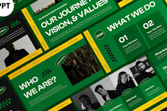 redesign powerpoint ppt presentation, design company profile investor pitch deck