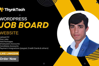create responsive job portal job board website like indeed linkedin