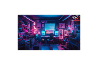 make amazing gaming setup background