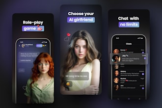 build realistic ai companion app, ai dating app, ai girlfriend app, ai boyfriend