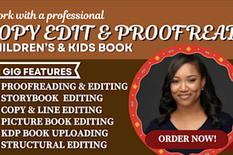 do copy editing, structural edit for your children book, kid books, storybook