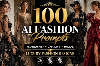 create ai fashion illustration prompts