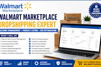 do walmart marketplace  walmart dropshipping account management product listing