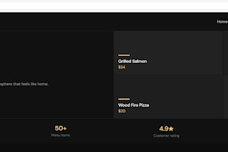 build a professional restaurant website in wordpress