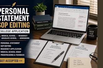 edit personal statement era residency medical school and college application