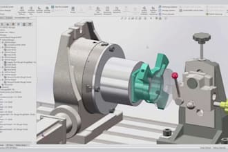 modify cnc mold mechanical parts, gdt, solidworks cad models for manufacturing