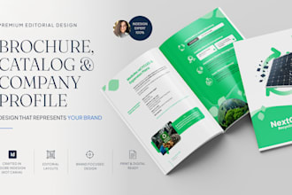 design a clean and professional brochure fast